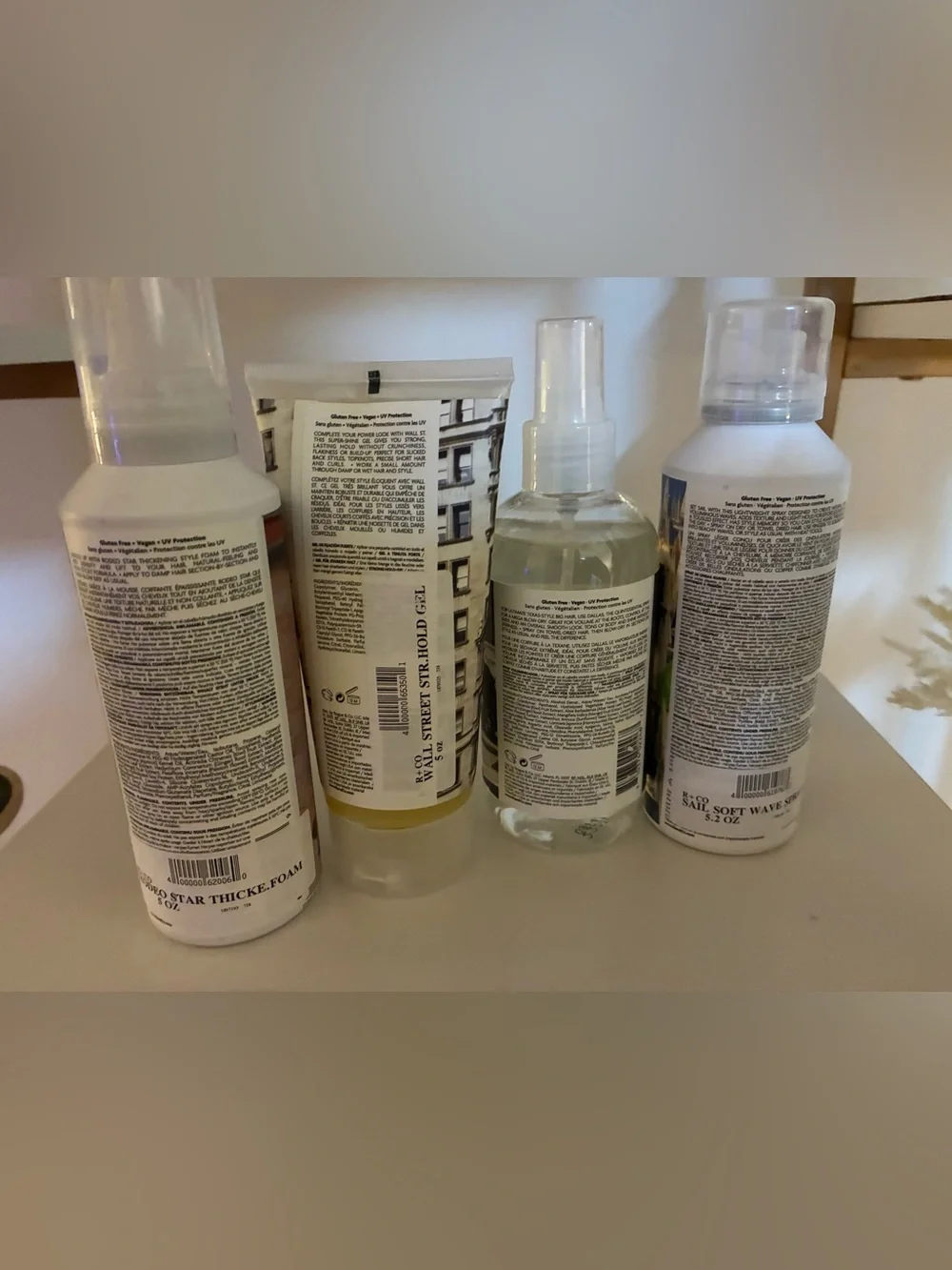 ✨ R+Co 4-Pc Hair Styling Bundle Rodeo Star Wall St Dallas Sail New